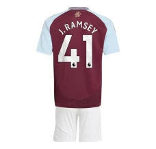 Maillot de Foot Aston Villa J.Ramsey 41 Enfant Tenue Domicile 2024/25