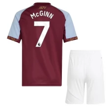 Maillot de Foot Aston Villa McGinn 7 Enfant Tenue Domicile 2025/26