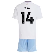 Maillot de Foot Aston Villa Pau 14 Enfant Tenue Extérieur 2024/25
