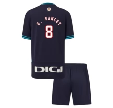 Maillot de Foot Athletic Bilbao O.Sancet 8 Enfant Tenue Extérieur 2025/26