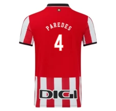 Maillot de Foot Athletic Bilbao Paredes 4 Tenue Domicile 2025/26