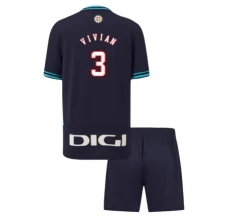 Maillot de Foot Athletic Bilbao Vivian 3 Enfant Tenue Extérieur 2025/26