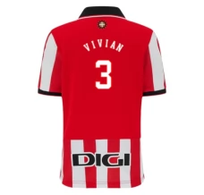 Maillot de Foot Athletic Bilbao Vivian 3 Tenue Domicile 2025/26