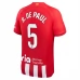 Maillot de Foot Atlético Madrid R. De Paul 5 Tenue Domicile 2023/24