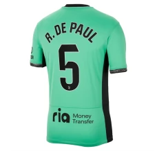 Maillot de Foot Atlético Madrid R. De Paul 5 Tenue Third 2023/24