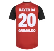 Maillot de Foot Bayer 04 Leverkusen Grimaldo 20 Tenue Domicile 2024/25