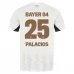 Maillot de Foot Bayer 04 Leverkusen Palacios 25 Tenue Extérieur 2024/25