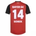Maillot de Foot Bayer 04 Leverkusen Schick 14 Tenue Domicile 2024/25