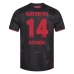 Maillot de Foot Bayer 04 Leverkusen Schick 14 Tenue Domicile 2025/26
