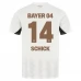 Maillot de Foot Bayer 04 Leverkusen Schick 14 Tenue Extérieur 2024/25 Maillot de Foot Bayer 04 Leverkusen Schick 14 Tenue Extérieur 2024/25