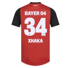 Maillot de Foot Bayer 04 Leverkusen Xhaka 34 Tenue Domicile 2024/25