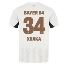 Maillot de Foot Bayer 04 Leverkusen Xhaka 34 Tenue Extérieur 2024/25