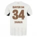 Maillot de Foot Bayer 04 Leverkusen Xhaka 34 Tenue Extérieur 2024/25