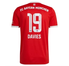 Maillot de Foot Bayern Munich Davies 19 Tenue Domicile 2022/23
