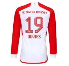 Maillot de Foot Bayern Munich Davies 19 Tenue Domicile 2023/24 Manche Longue