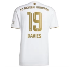 Maillot de Foot Bayern Munich Davies 19 Tenue Extérieur 2022/23