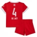 Maillot de Foot Bayern Munich De Ligt 4 Kid Tenue Domicile 2022/23
