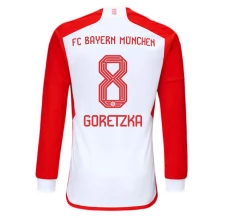 Maillot de Foot Bayern Munich Goretzka 8 Tenue Domicile 2023/24 Manche Longue Maillot de Foot Bayern Munich Goretzka 8 Tenue Domicile 2023/24 Manche Longue