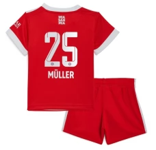 Maillot de Foot Bayern Munich Müller 25 Enfant Tenue Domicile 2022/23