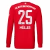 Maillot de Foot Bayern Munich Müller 25 Tenue Domicile 2022/23 Manche Longue