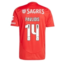 Maillot de Foot Benfica Lisbonne Pavlidis 14 Tenue Domicile 2024/25