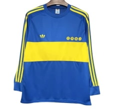 Maillot de Foot Boca Juniors Tenue Domicile Retro 1981-82 Manche Longue