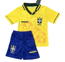 Maillot de Foot Brésil Enfant Tenue Domicile Retro 1994