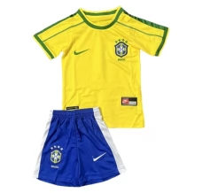 Maillot de Foot Brésil Enfant Tenue Domicile Retro 1998