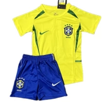 Maillot de Foot Brésil Enfant Tenue Domicile Retro 2002