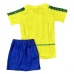 Maillot de Foot Brésil Enfant Tenue Domicile Retro 2002