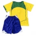 Maillot de Foot Brésil Enfant Tenue Domicile Retro 2004