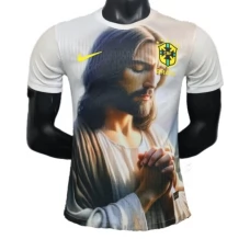 Maillot de Foot Brésil Tenue Domicile Jesus In White 2025/26