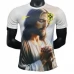 Maillot de Foot Brésil Tenue Domicile Jesus In White 2025/26 Maillot de Foot Brésil Tenue Domicile Jesus In White 2025/26