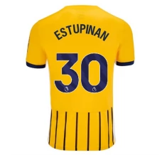 Maillot de Foot Brighton Hove Albion Estupinan 30 Tenue Extérieur 2024/25