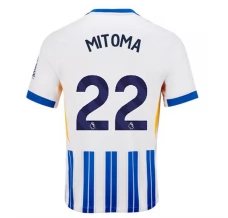 Maillot de Foot Brighton Hove Albion Mitoma 22 Tenue Domicile 2024/25