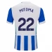 Maillot de Foot Brighton Hove Albion Mitoma 22 Tenue Domicile 2025/26