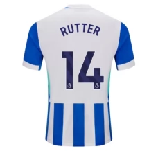 Maillot de Foot Brighton Hove Albion Rutter 14 Tenue Domicile 2025/26