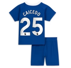 Maillot de Foot Chelsea Caicedo 25 Enfant Tenue Domicile 2023/24