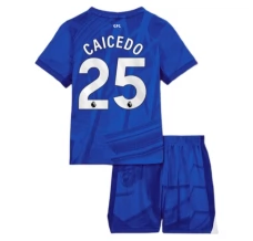 Maillot de Foot Chelsea FC Caicedo 25 Enfant Tenue Domicile 2025/26