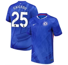 Maillot de Foot Chelsea FC Caicedo 25 Tenue Domicile 2025/26