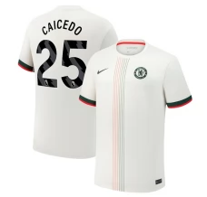 Maillot de Foot Chelsea FC Caicedo 25 Tenue Extérieur 2025/26