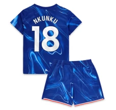 Maillot de Foot Chelsea FC Nkunku 18 Enfant Tenue Domicile 2024/25