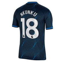 Maillot de Foot Chelsea Nkunku 18 Tenue Extérieur 2023/24