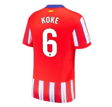 Maillot de Foot Club Atlético de Madrid Koke 6 Tenue Domicile 2024/25