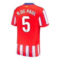 Maillot de Foot Club Atlético de Madrid R.De Paul 5 Tenue Domicile 2024/25
