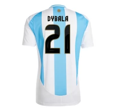 Maillot de Foot Copa América 2024 Argentine Dybala 21 Tenue Domicile