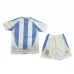 Maillot de Foot Copa América 2024 Argentine Enfant Tenue Domicile