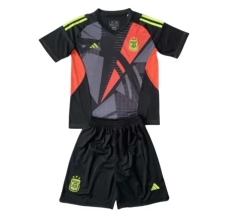 Maillot de Foot Copa América 2024 Argentine Gardien Enfant Tenue Domicile