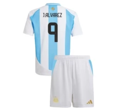 Maillot de Foot Copa América 2024 Argentine J.Alvarez 9 Enfant Tenue Domicile Maillot de Foot Copa América 2024 Argentine J.Alvarez 9 Enfant Tenue Domicile