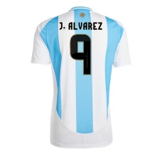 Maillot de Foot Copa América 2024 Argentine J.Alvarez 9 Tenue Domicile Maillot de Foot Copa América 2024 Argentine J.Alvarez 9 Tenue Domicile